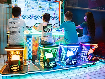 Speelpunt kinderen spelen race game